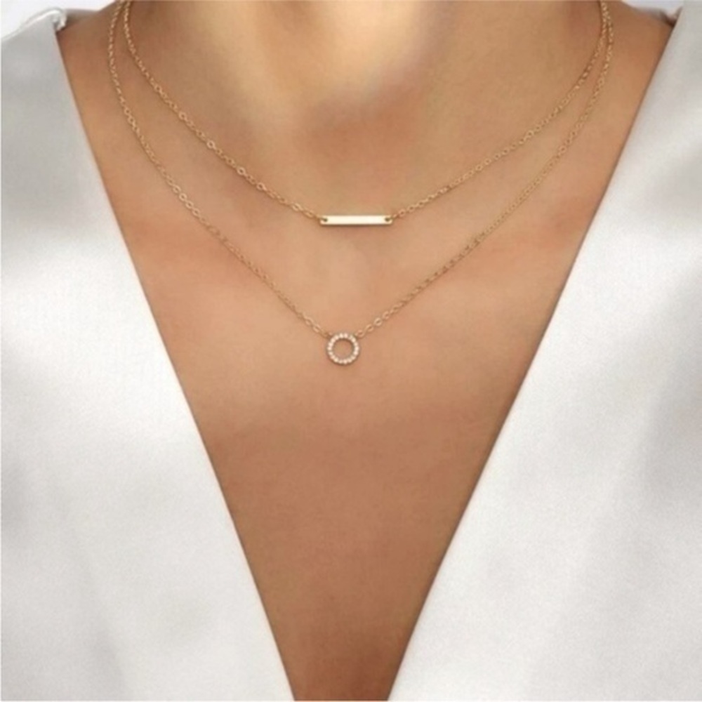 Layered necklace